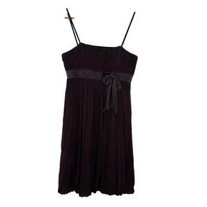 Laundry by Shelli Segal Silk Strapless Brown Bubble Mini Cocktail Dress size 2